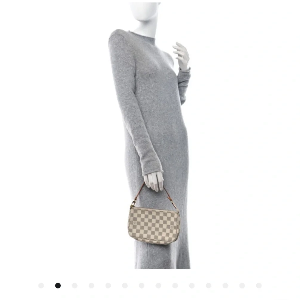 LOUIS VUITTON Damier Azur Pochette Accessories